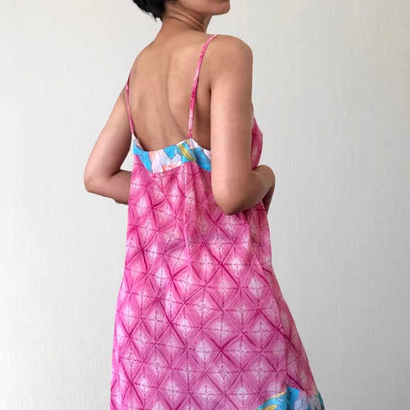 Y2K Tropical Slip Dress - Picture 4 of 6